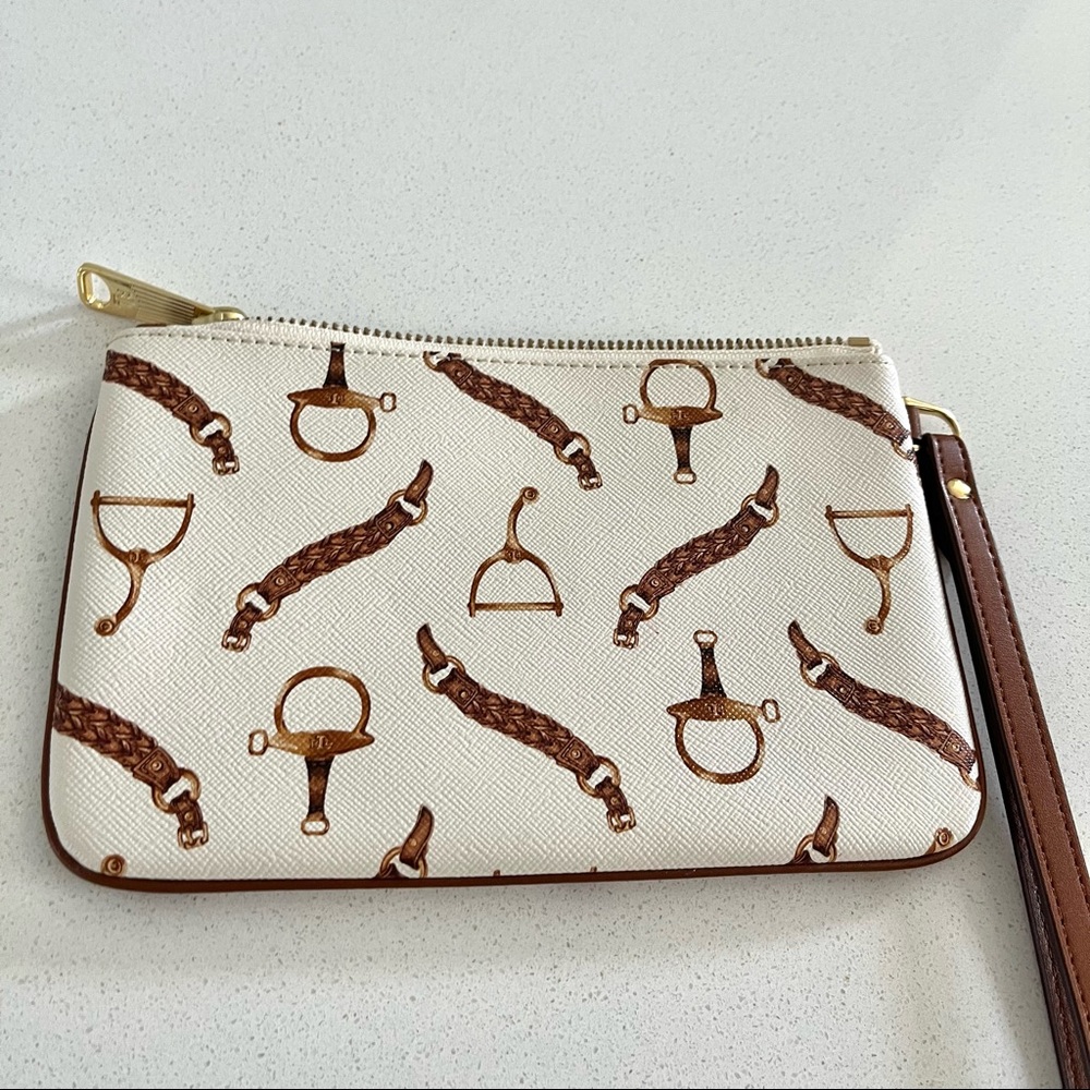 Ralph Lauren Caldwell Belting Wristlet - Picture 4 of 14